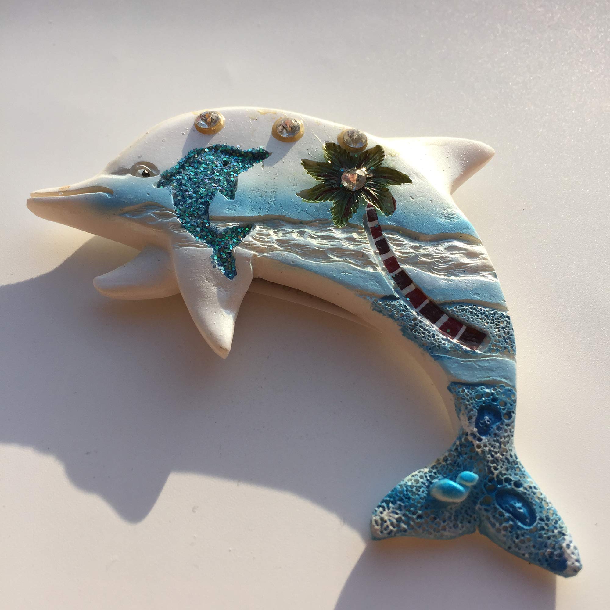 Maldives Refrigerator Magnets - Coconut Tree & Underwater Scene