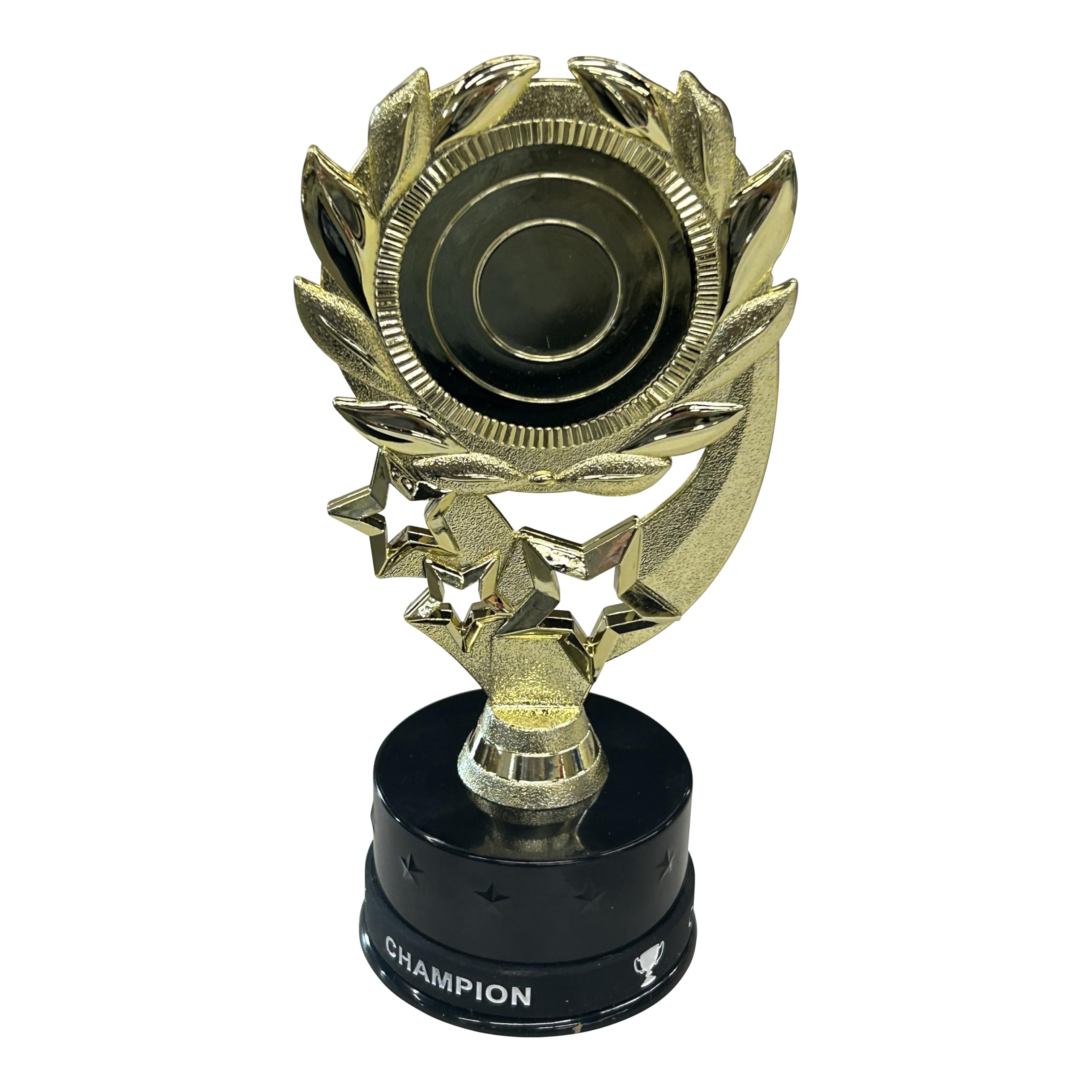 Express Medals Paquete de 10 trofeos en blanco de 7 pulgadas de alto, incluye muñequeras de silicona, 10 unidades de trofeos 4107 para niños y niñas, ganador del premio 1st 2nd 3rd Place Custom