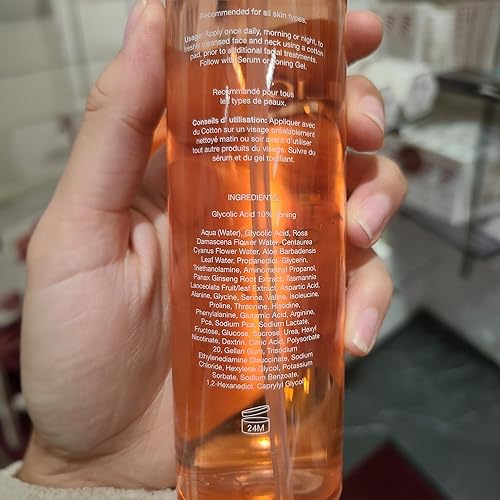 Miniatura 7 de Makari Tóner de agua de ácido glicólico y arroz 85fl oz espray facial hidratante e iluminador cuidado de la piel antienvejecimiento para tono de