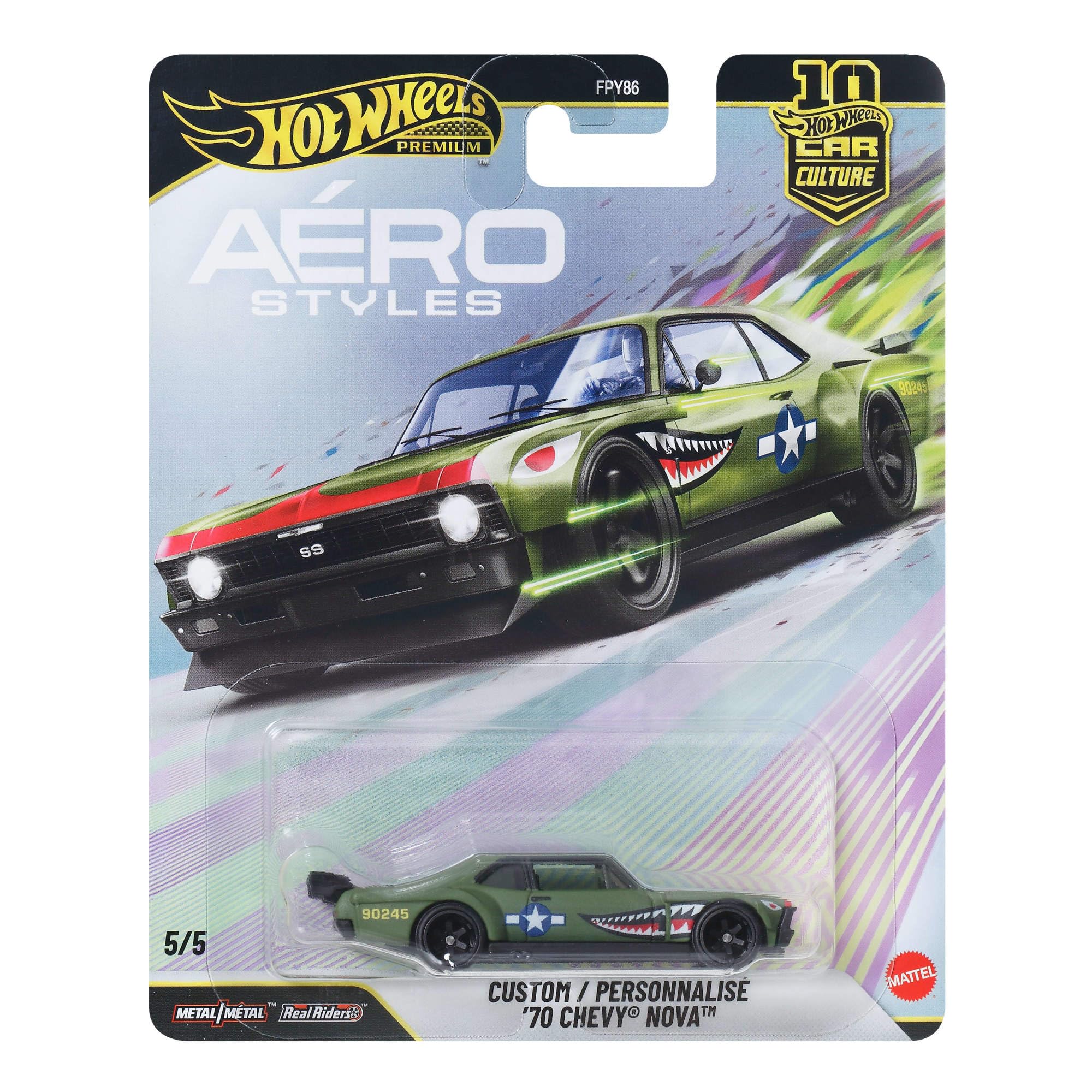 Hot Wheels Premium Car Culture Die-Cast Custom ’70 Chevy Nova — image 1