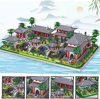 LanZhon Architecture of Suzhou Garden Micro Building Blocks Set,3988 Pieces Mini Bricks 3D Puzzle Toy,Large Creative Building Set Toys Gifts for Adults and Kids