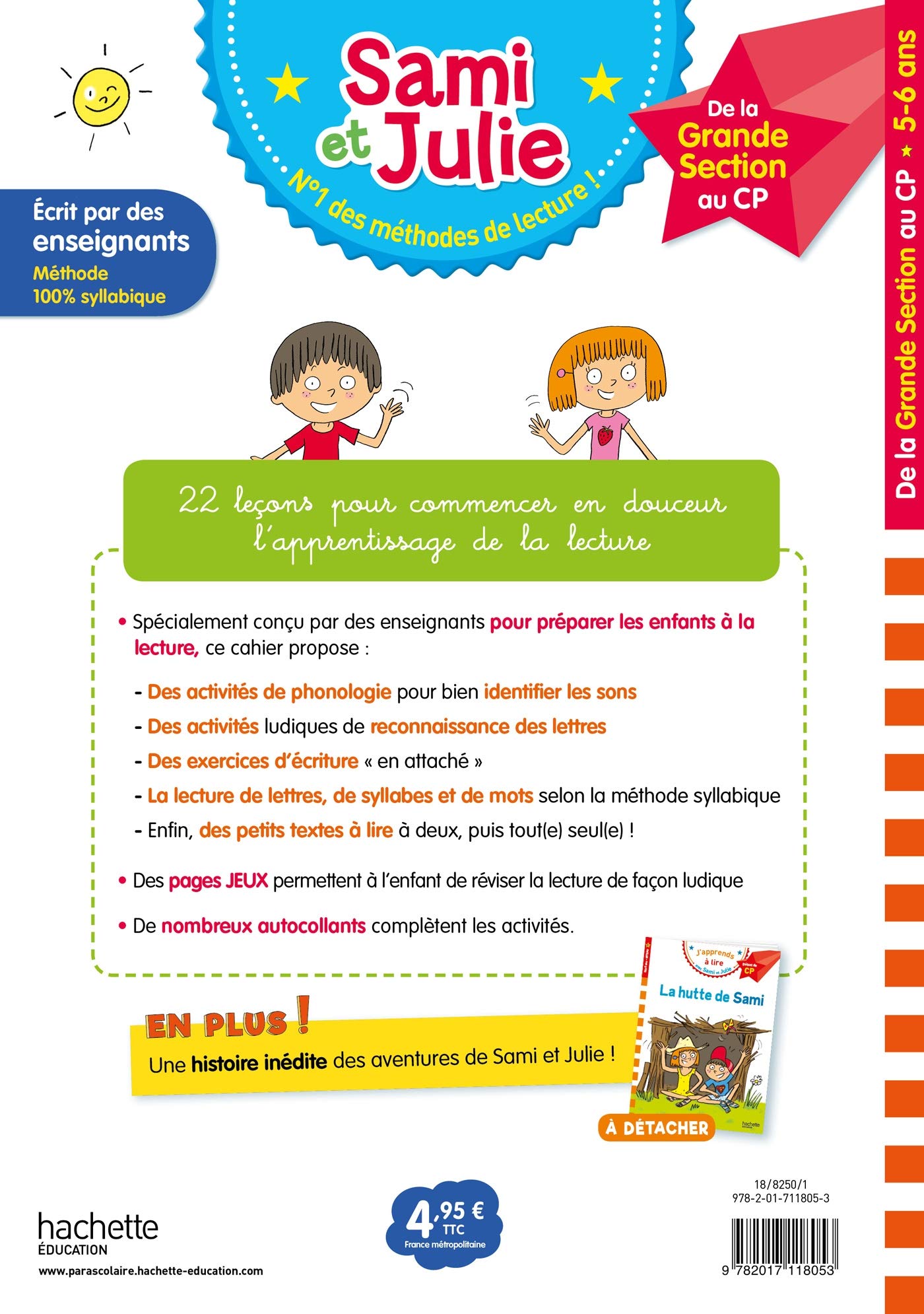 Sami et Julie - Je me prépare à la lecture de la Grande Section au CP - Cahier de vacances 2026