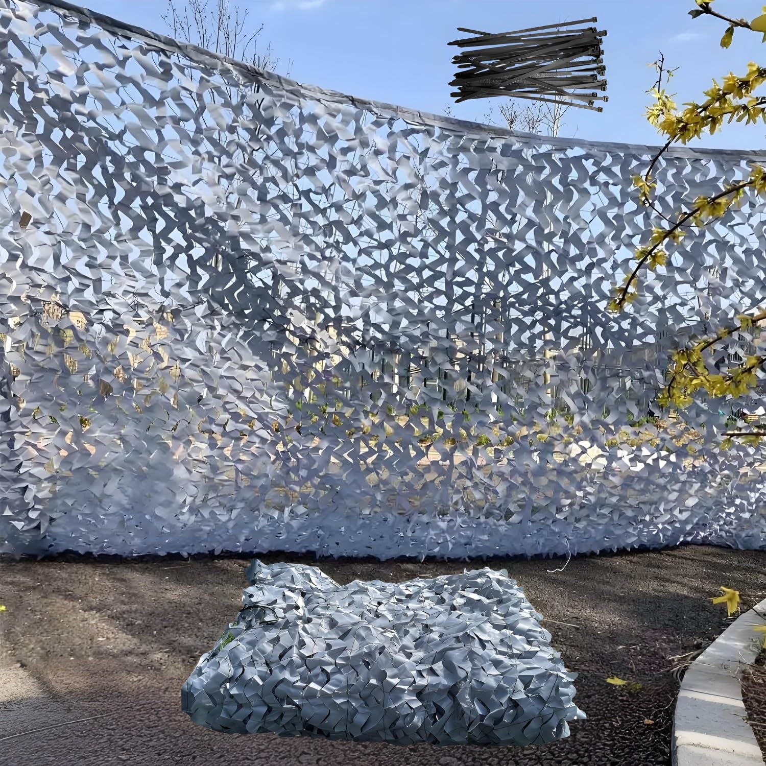 Filet de camouflage extérieur pour balcon camping et brise-vue de jardin