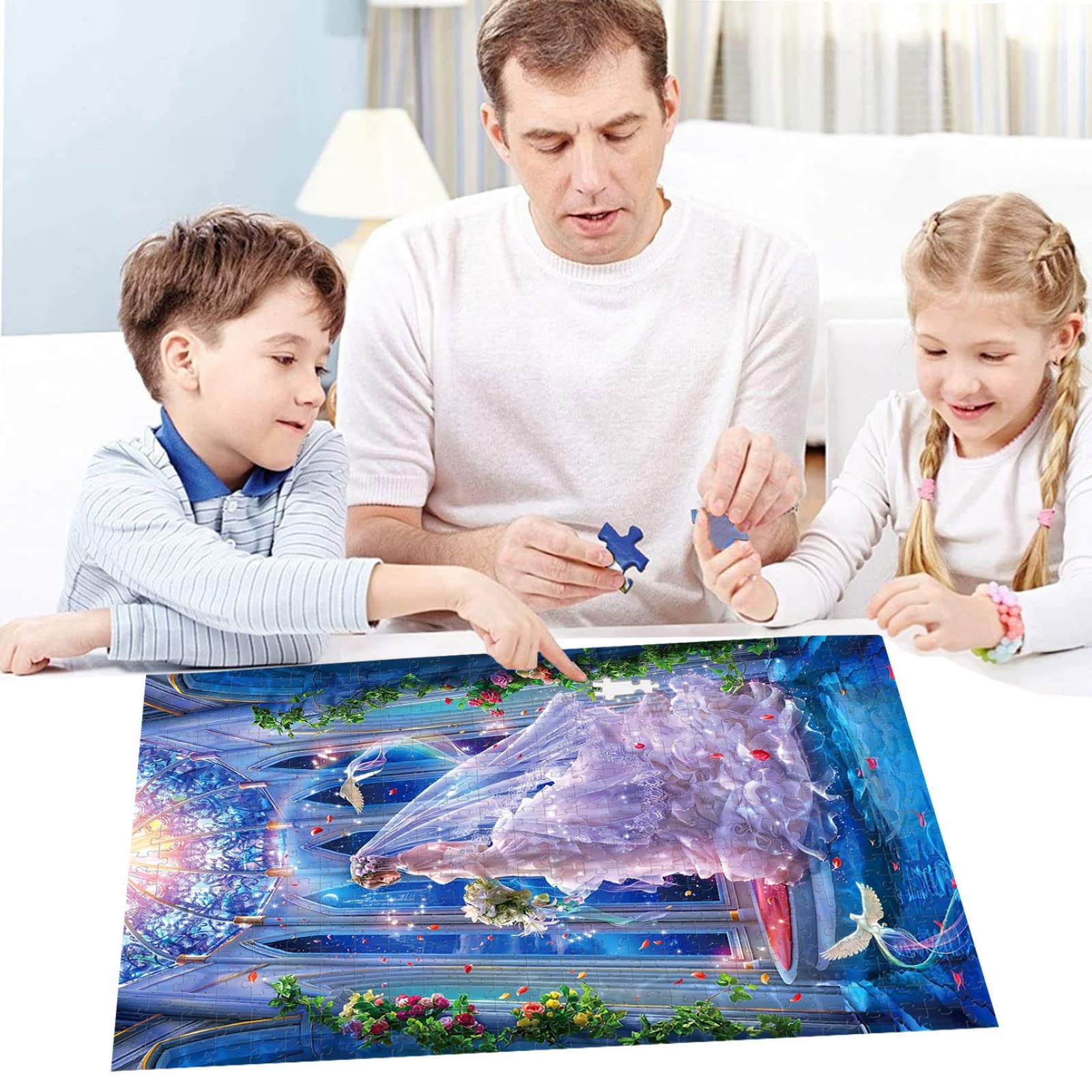 Puzzle per adulti in legno da 5000 pezzi Principessa regalo di nozze Decorazione per feste di intrattenimento per il tempo libero