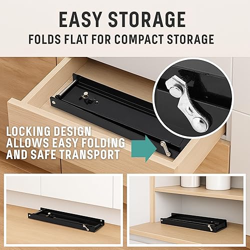 Miniatura 8 de Trituradora de latas de pie para reciclaje, trituradora de latas de metal negro resistente, herramienta de prensa manual para el hogar y portátil