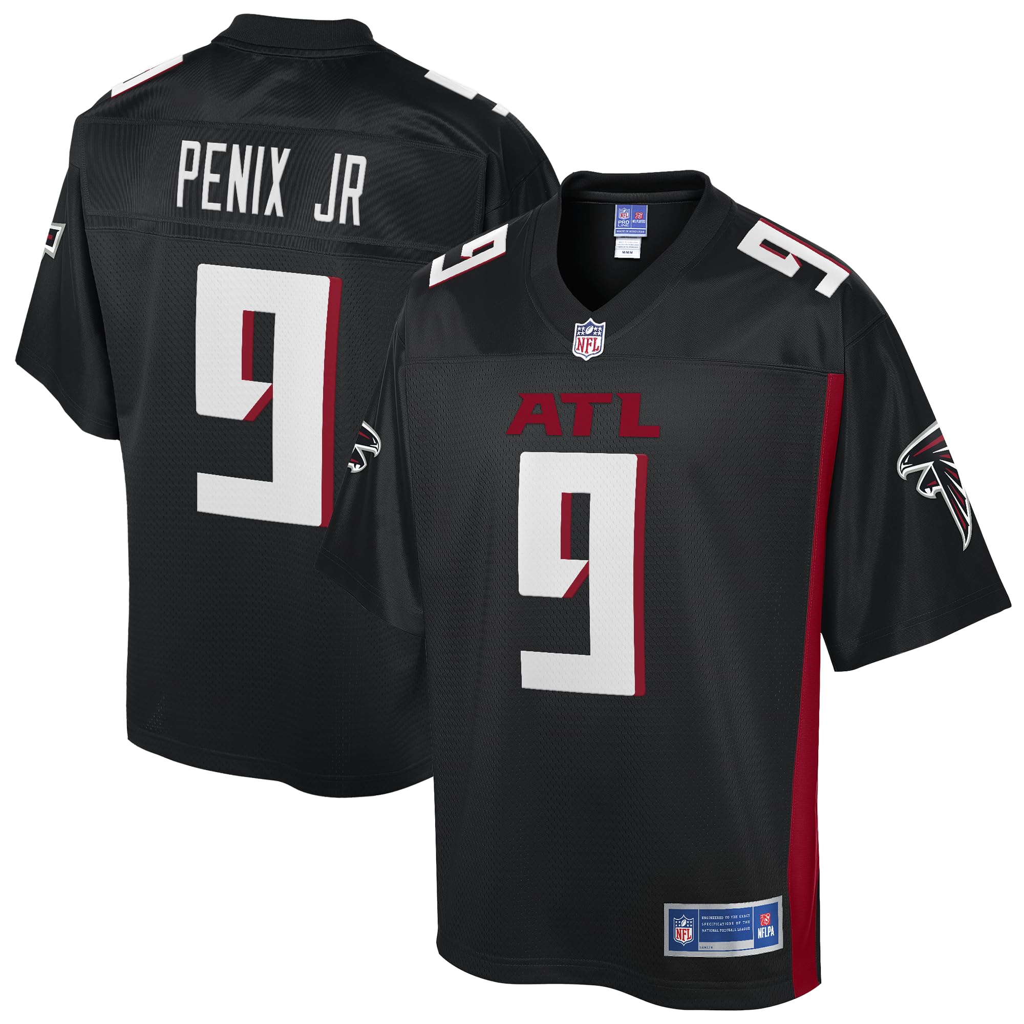 Men's Michael Penix Jr. Black Atlanta Falcons Team Jersey