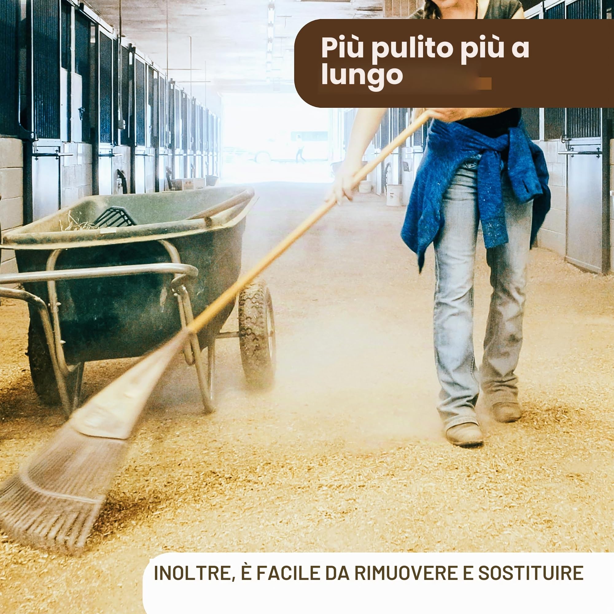 Trucioli di legno per animali domestici, galline, pollame e altri animali domestici, 100 l ~ 15 kg, per pollame, conigli, cavalli - 100% naturale - assorbente previene parassiti - sostituto segatura