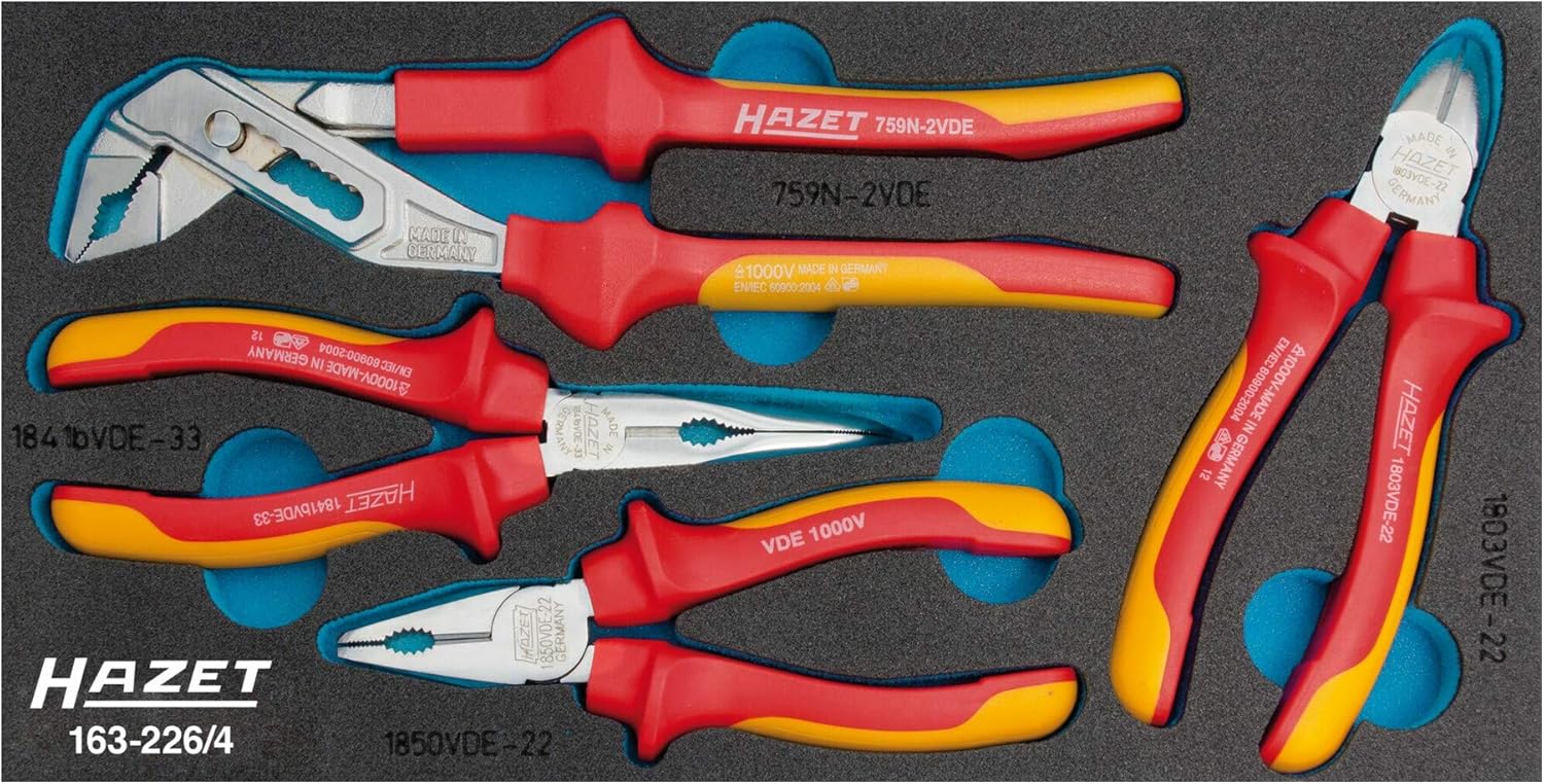 HAZET 163-226/4 VDE Pliers Set