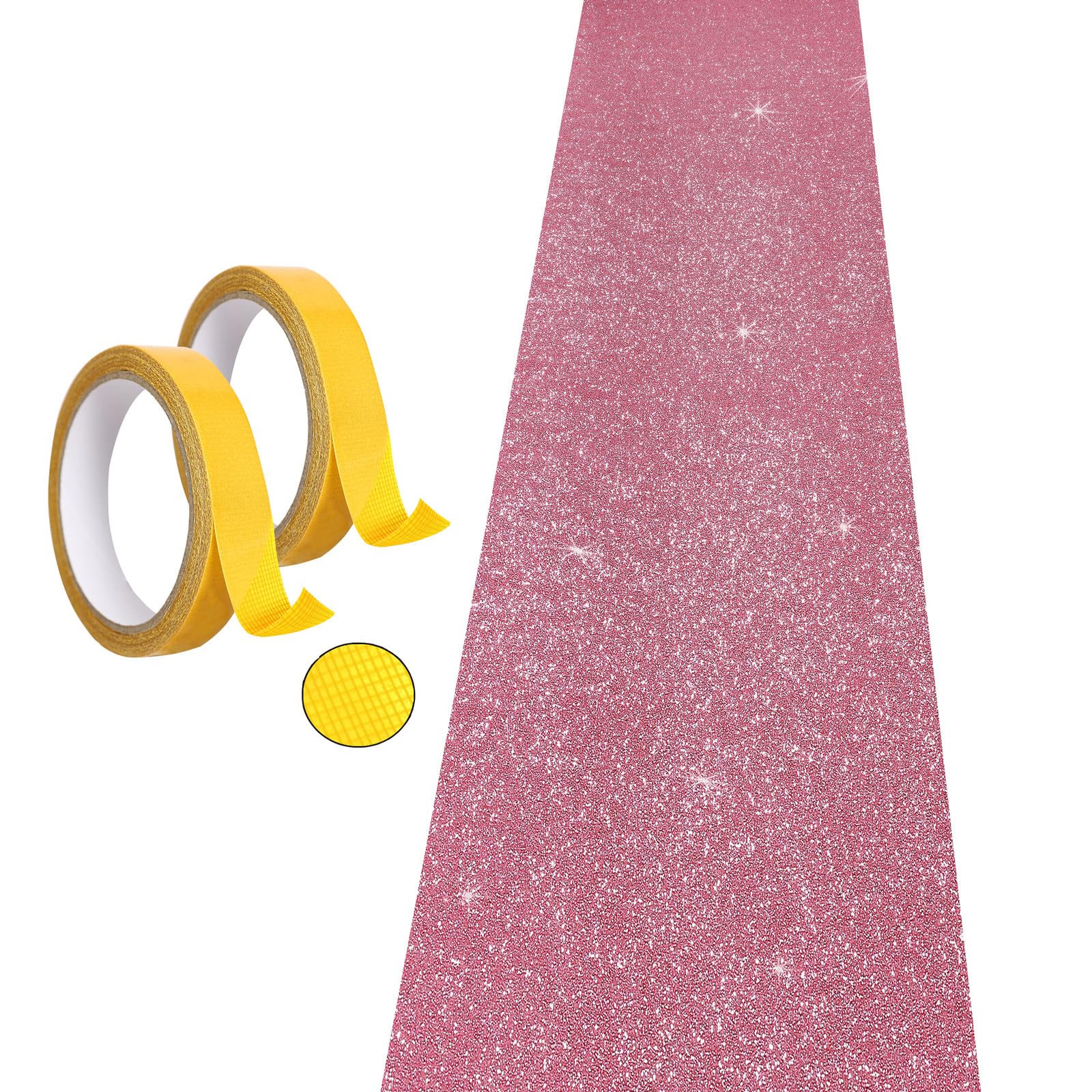 Amazon.com: AMZQNART Carpet Runner Runway Rug, Glitter Pink Carpet ...