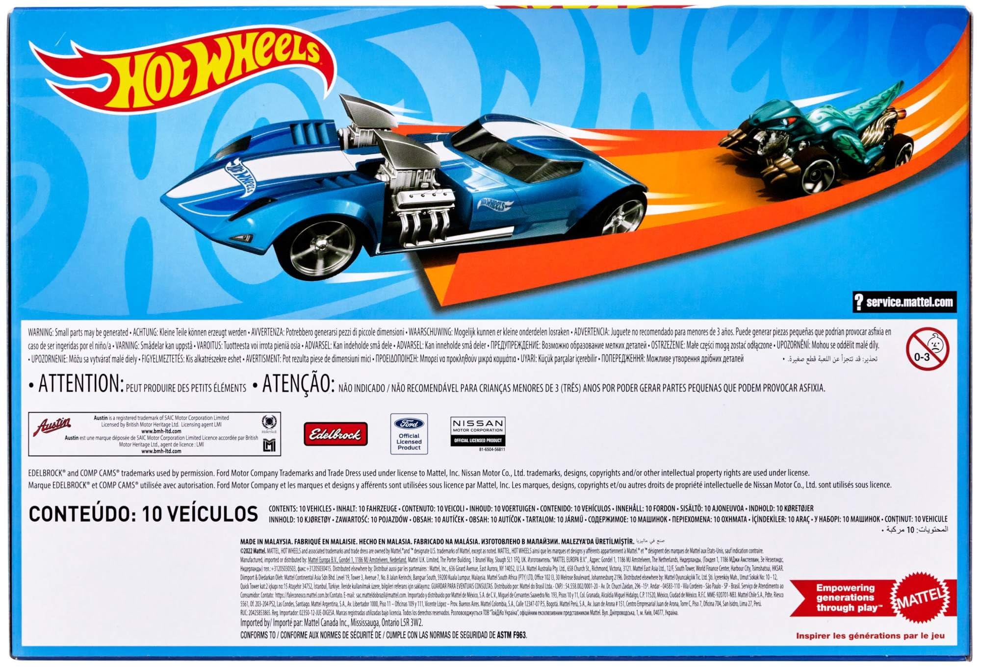 Hot Wheels ミニカー 10台セット4箱 Amazon.com: Hot Wheels Toy Cars or Trucks 10-Pack, Amazon Set of
