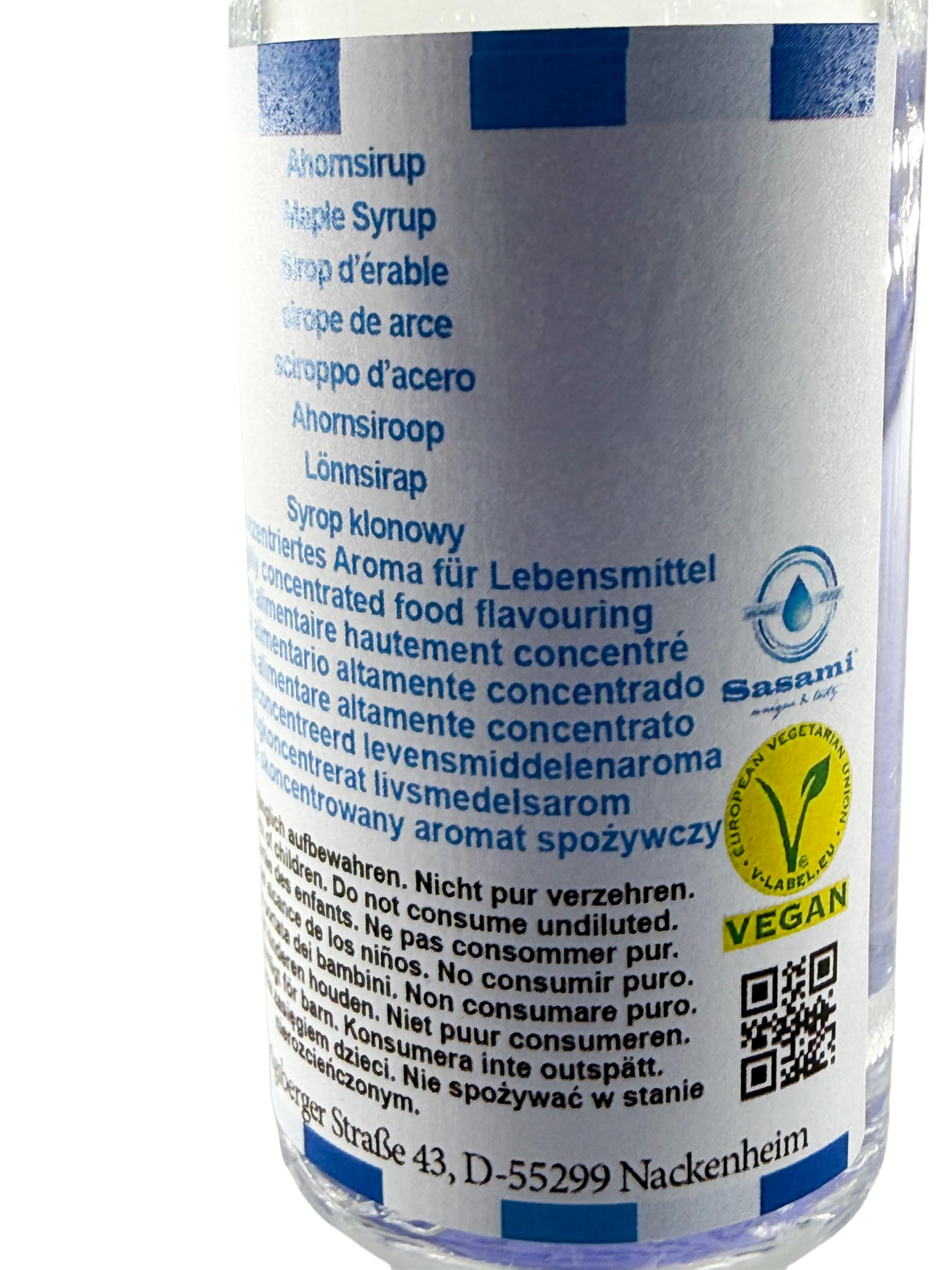 Syrop klonowy aromat koncentrat – Wegański – Sasami – 100ml