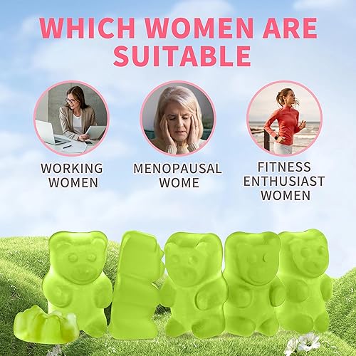 Miniatura 5 de Gomas de Cortisol para Mujeres, Controlador de Cortisol con Ashwagandha, Magnesio, L-teanina, Fosfatidilcolina, Rhodiola Rosea, Pimienta Negra para