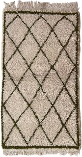 Handmade Moroccan Berber Area Rug 3' x 5', 100% Wool High Pile Shag, Ben...