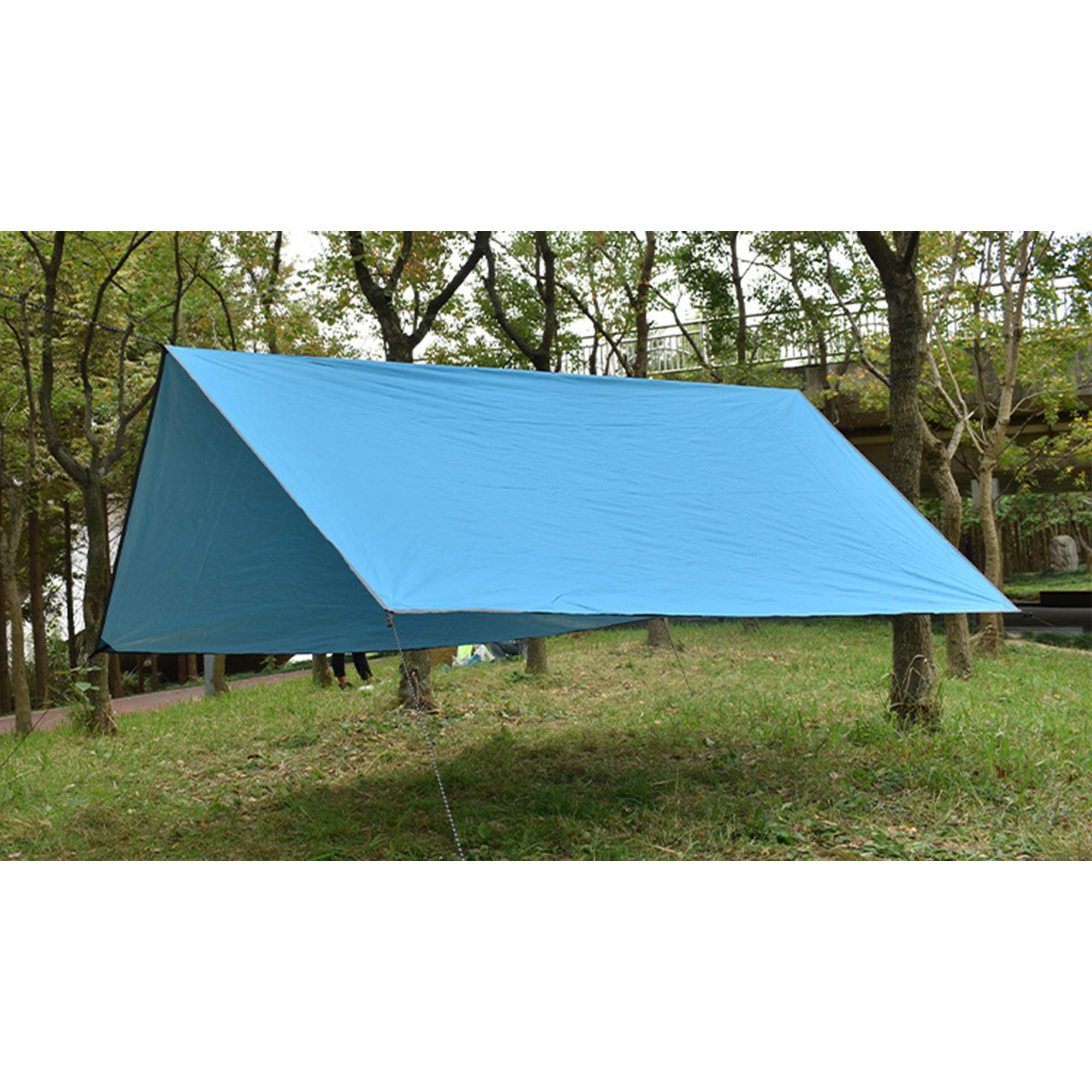 3Mx3M Tienda de Lona Impermeable Toldo de Jardín Ultraligero Shade Hamaca para Acampar al Aire Libre Refugio para el Sol en la Playa,Orange