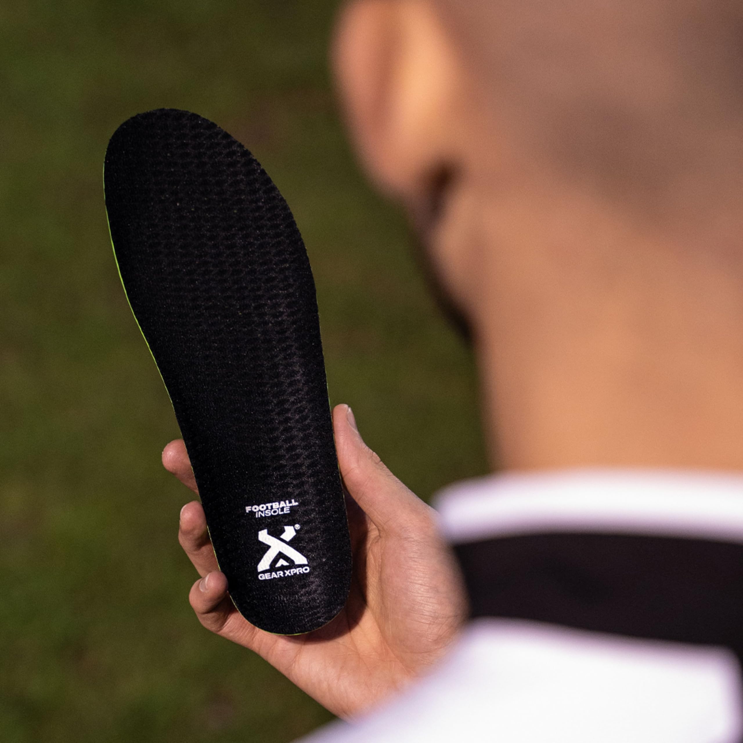 GEARXPro - Solette Sportive per Scarpe da Calcio - Ammortizzazione EVA - Massimo Comfort - Protezione Urti - Riducono il Rischio di Infortuni - Traspiranti - Unisex, Adulto (44, 1, unità)