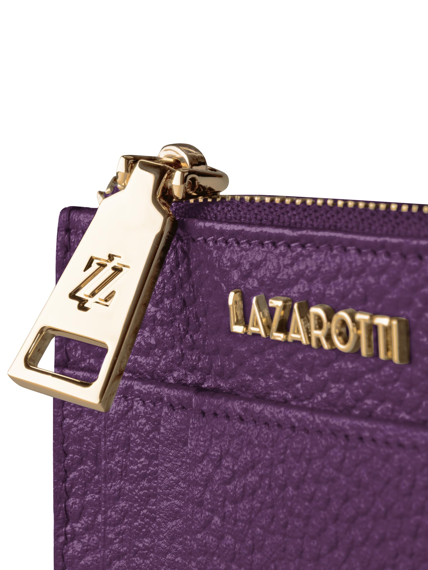 Lazarotti Artykuł główny LZ03038+LZ03039, purpurowy, Geldetui mit Airtag Fach, Klasyczny