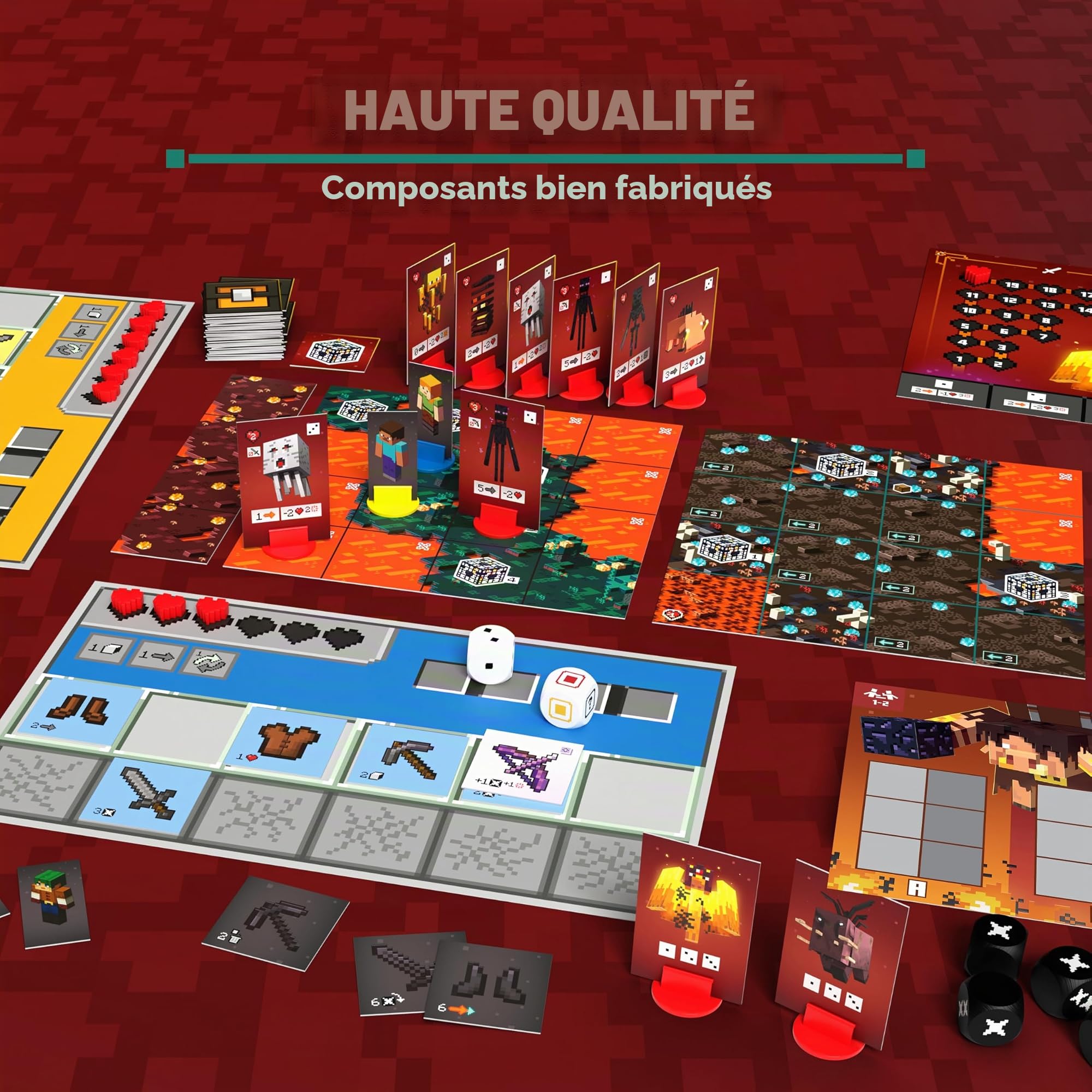 Ravensburger Jeu de Tableau de Bord Minecraft Portal pour 1 à 4 Joueurs – Adultes et Enfants à partir de 10 Ans – Stratégie immersive