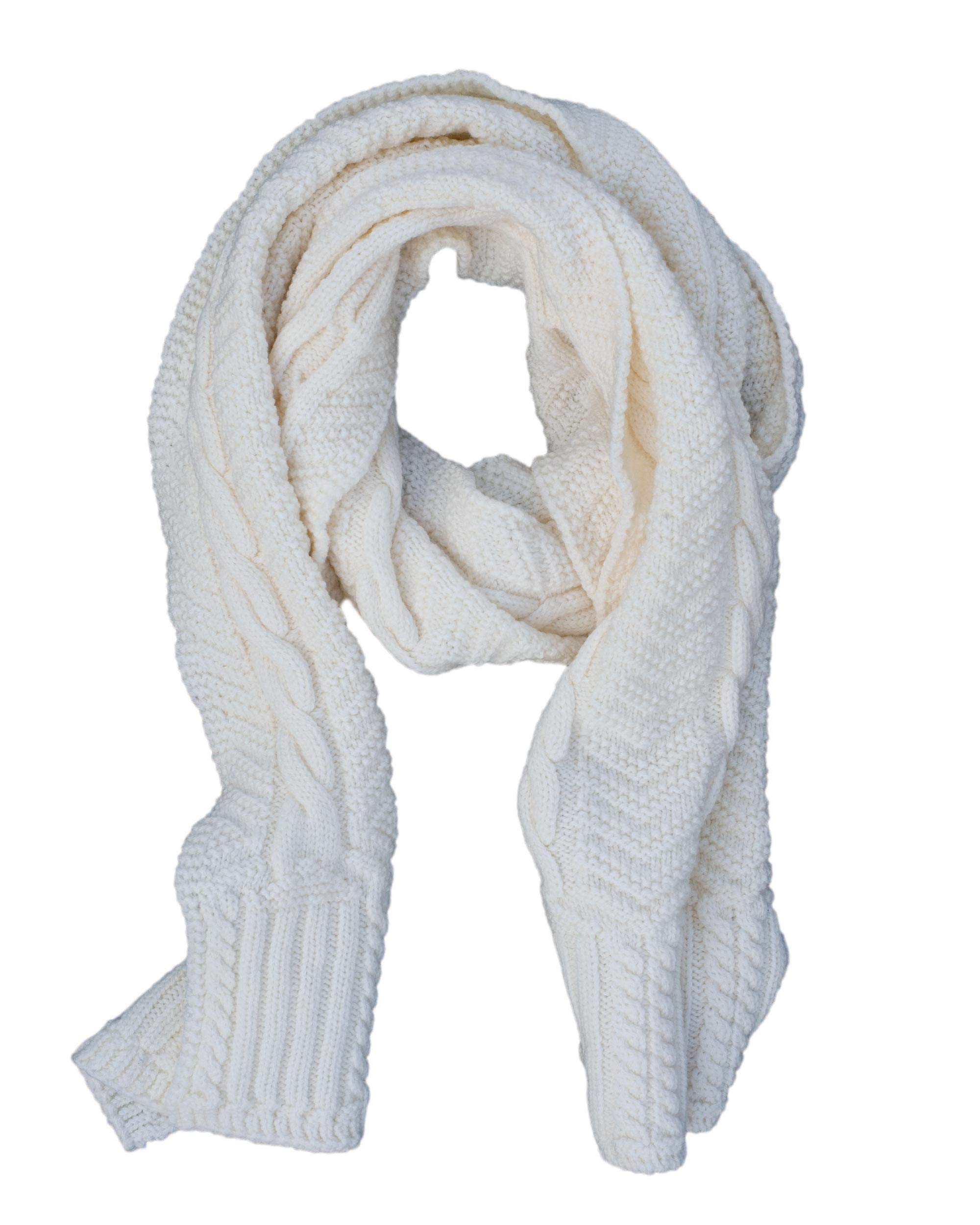 FosterNatur, Merino Zopfschal, 100% Wolle