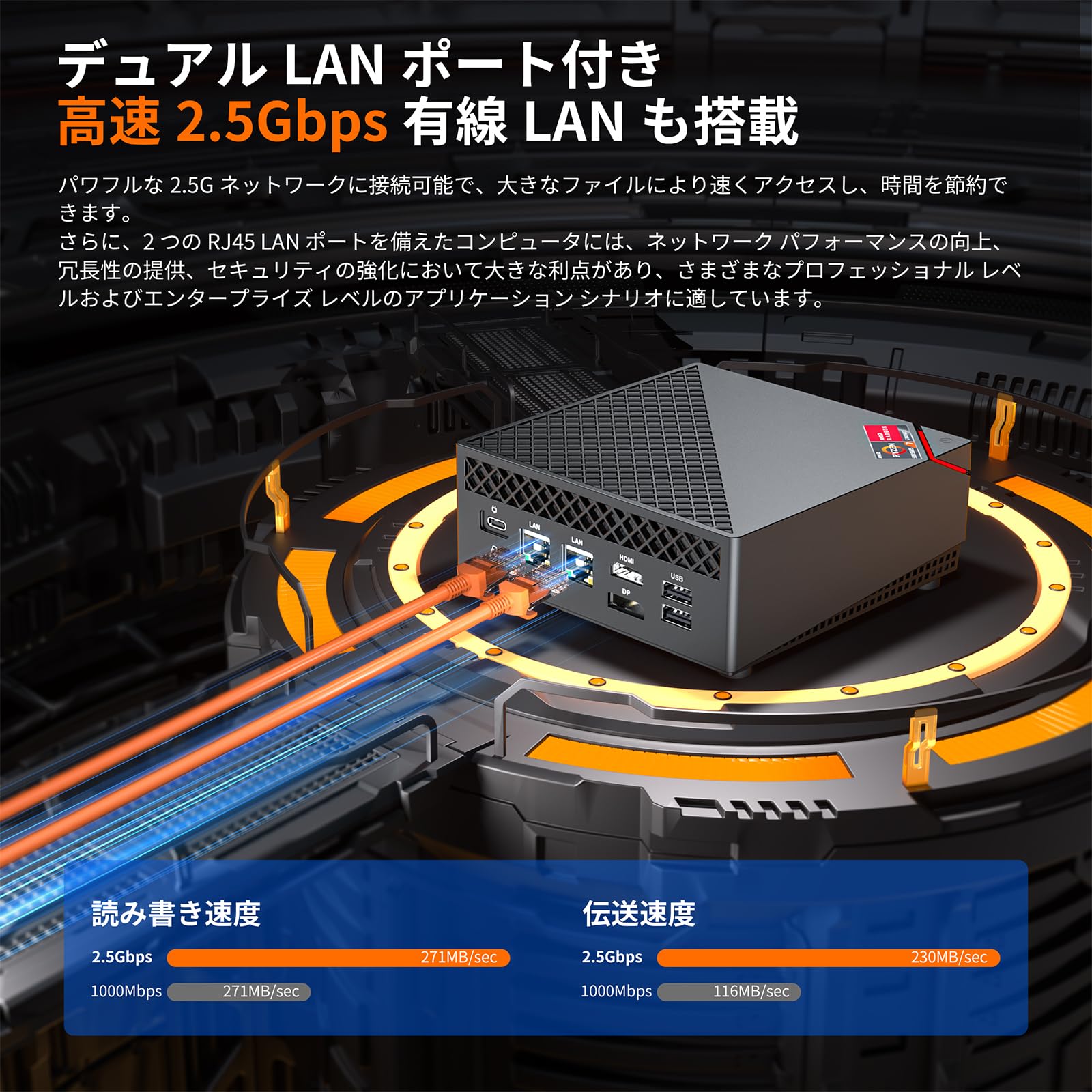Amazon.co.jp: Nipogi ゲーミング AMD Ryzen7 5700U ミニpc 最大4.3GHz