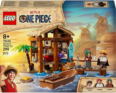 LEGO ONE PIECE Yel Değirmeni Köyü Kulübesi 75636