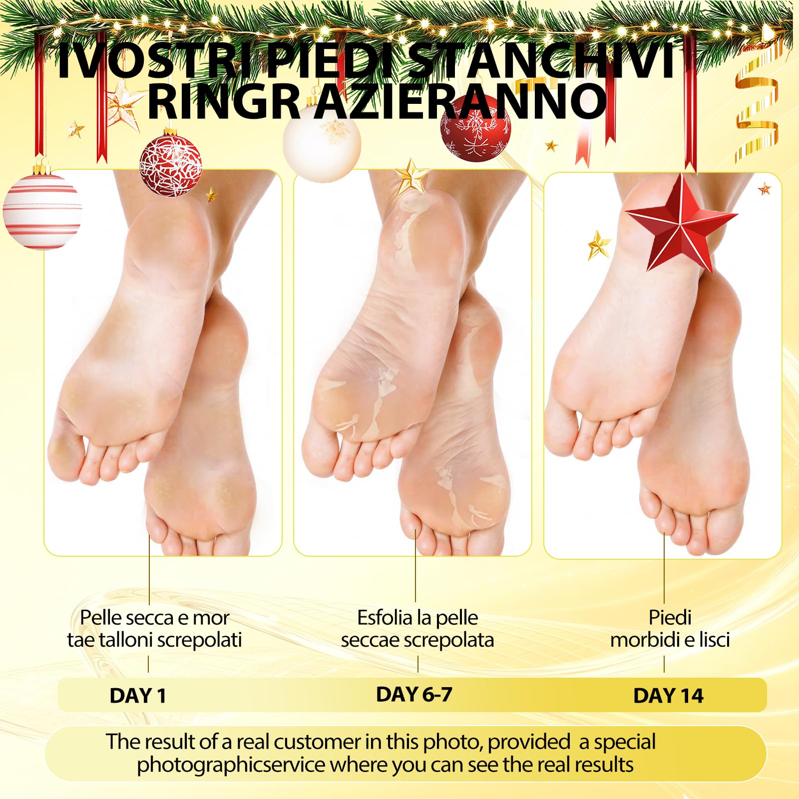 4 Paires Maschera Piedi e Mani Riscaldante, Azione Riscaldante Comfortevole, Elimina Pelle Secca, Nutre in Profondità Crevasses et Pieds & Mani Secs, Rendre la Peau plus Lisse