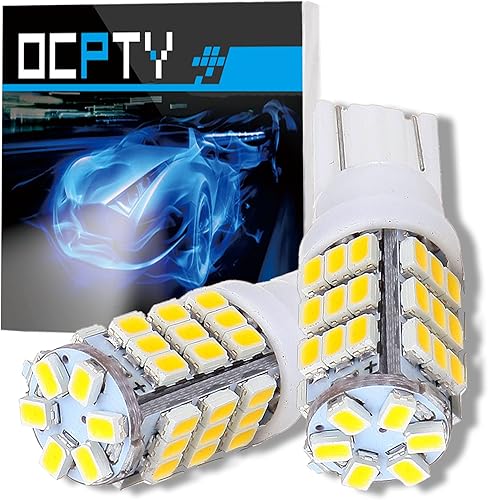 OCPTY Bombilla LED T10 194 168 W5W extremadamente brillante: bombilla LED de repuesto para luz de respaldo, interior de automóvil, cúpula de