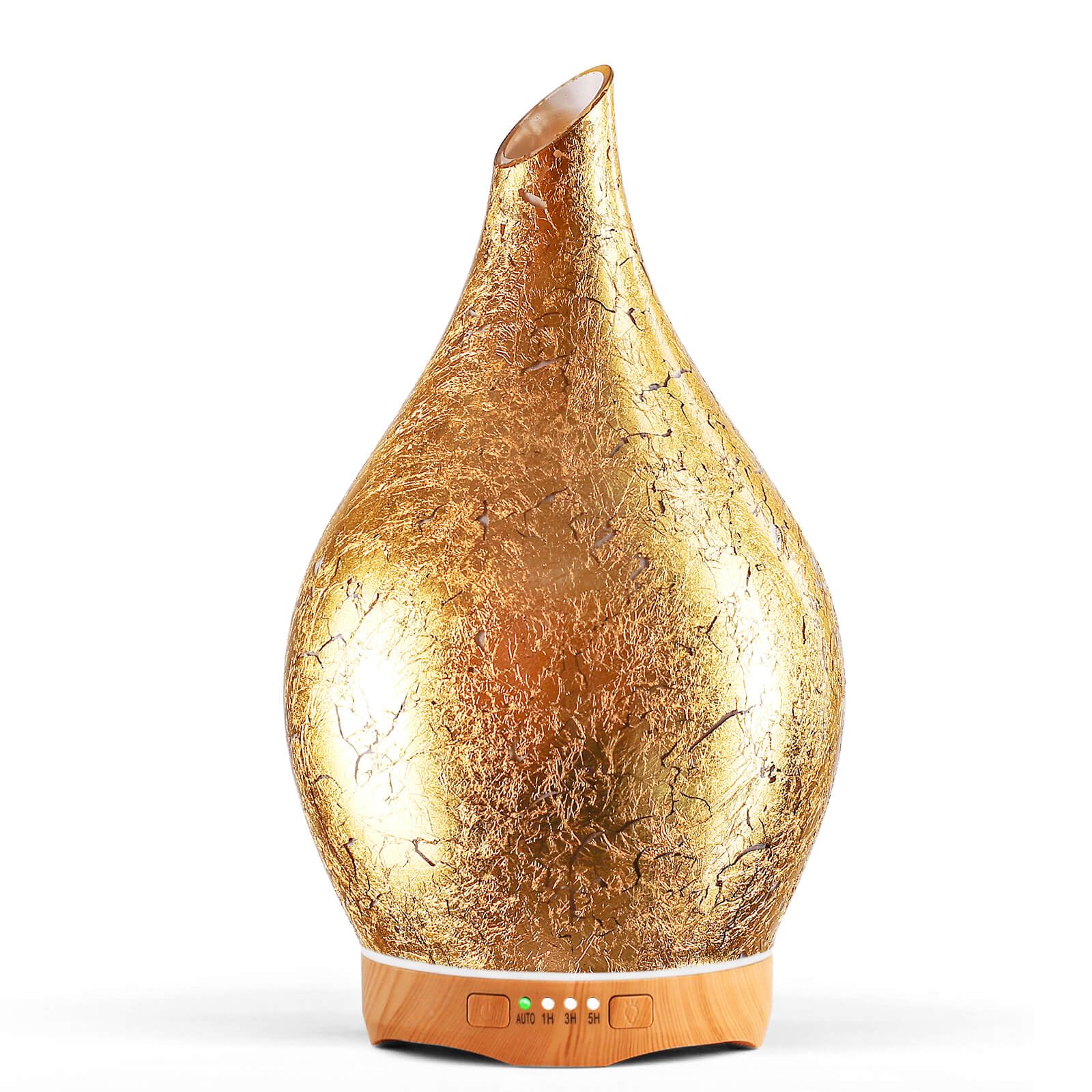 Porseme 280ml Essential Oil Diffuser Glass Color Changing Aroma Air Diffusers Aromatherapy Ultrasonic Cool Mist Humidifier 7 Running Hours Waterless Auto-Off for Sleeping, Yoga, Office, Spa (Desert) — view 13