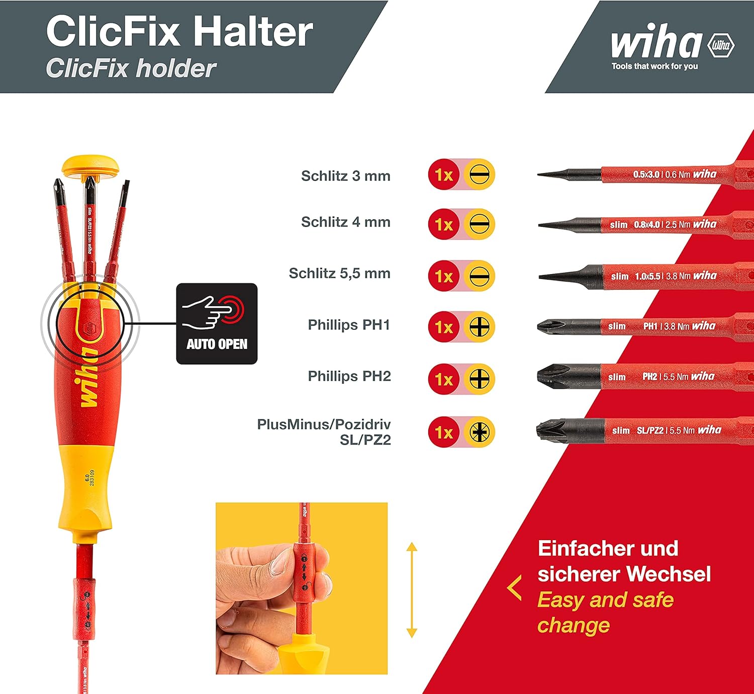 Wiha 283109021 Magazine Bit Holder