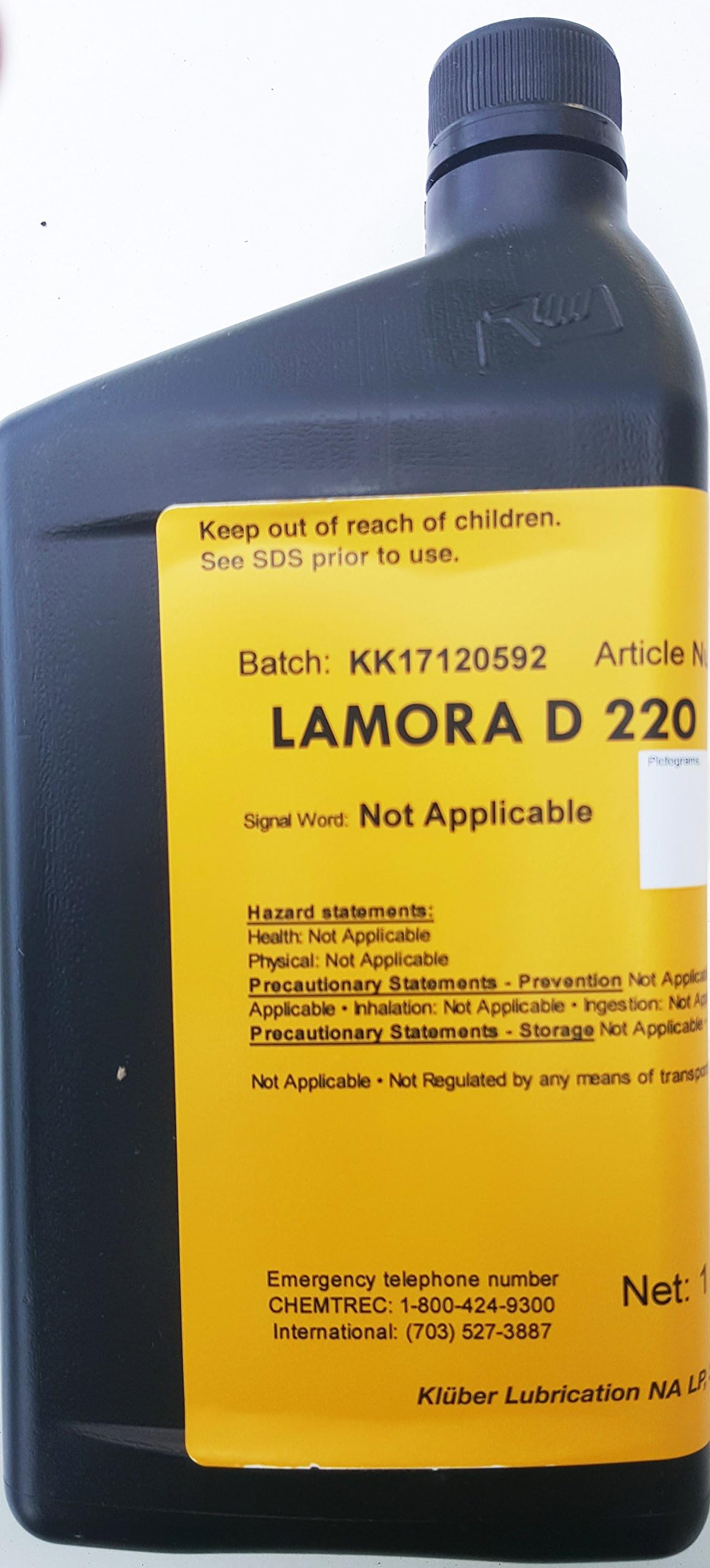 Kluber Lamora D220 1x1L Bottle