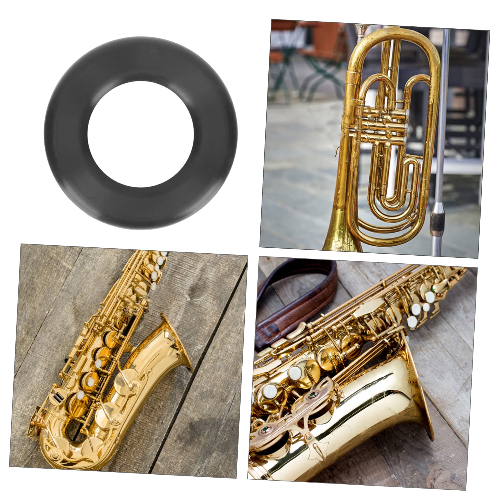 JOINPAYA Alto Saxophone Mute Durable Silicone Sound Dampener Easy Installation for Practicing Musicians present for Saxophonists Smooth Edges to Protect Instrument