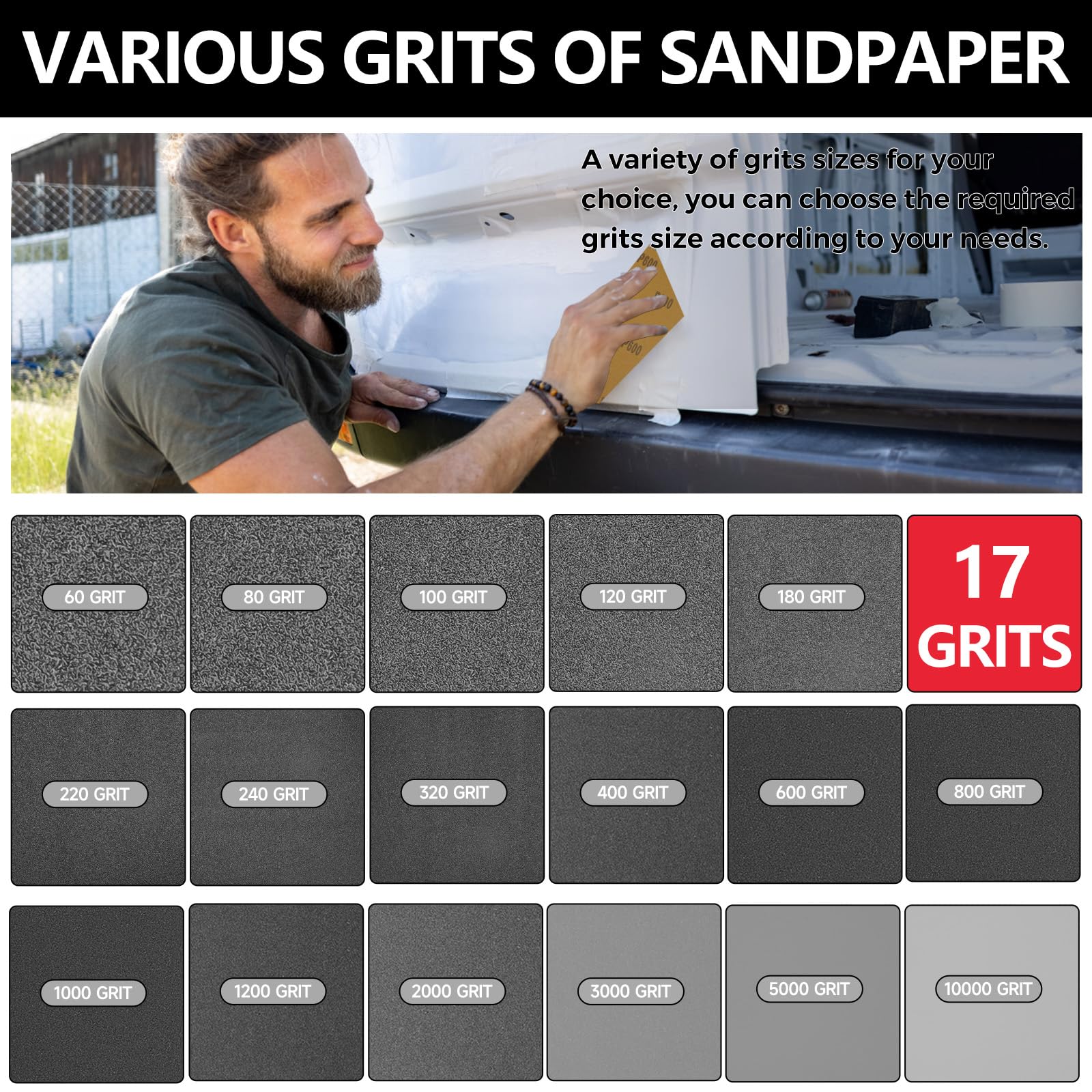 MOGRQAP 12 Sheets 2000 Grits Sanding Paper - Image 3