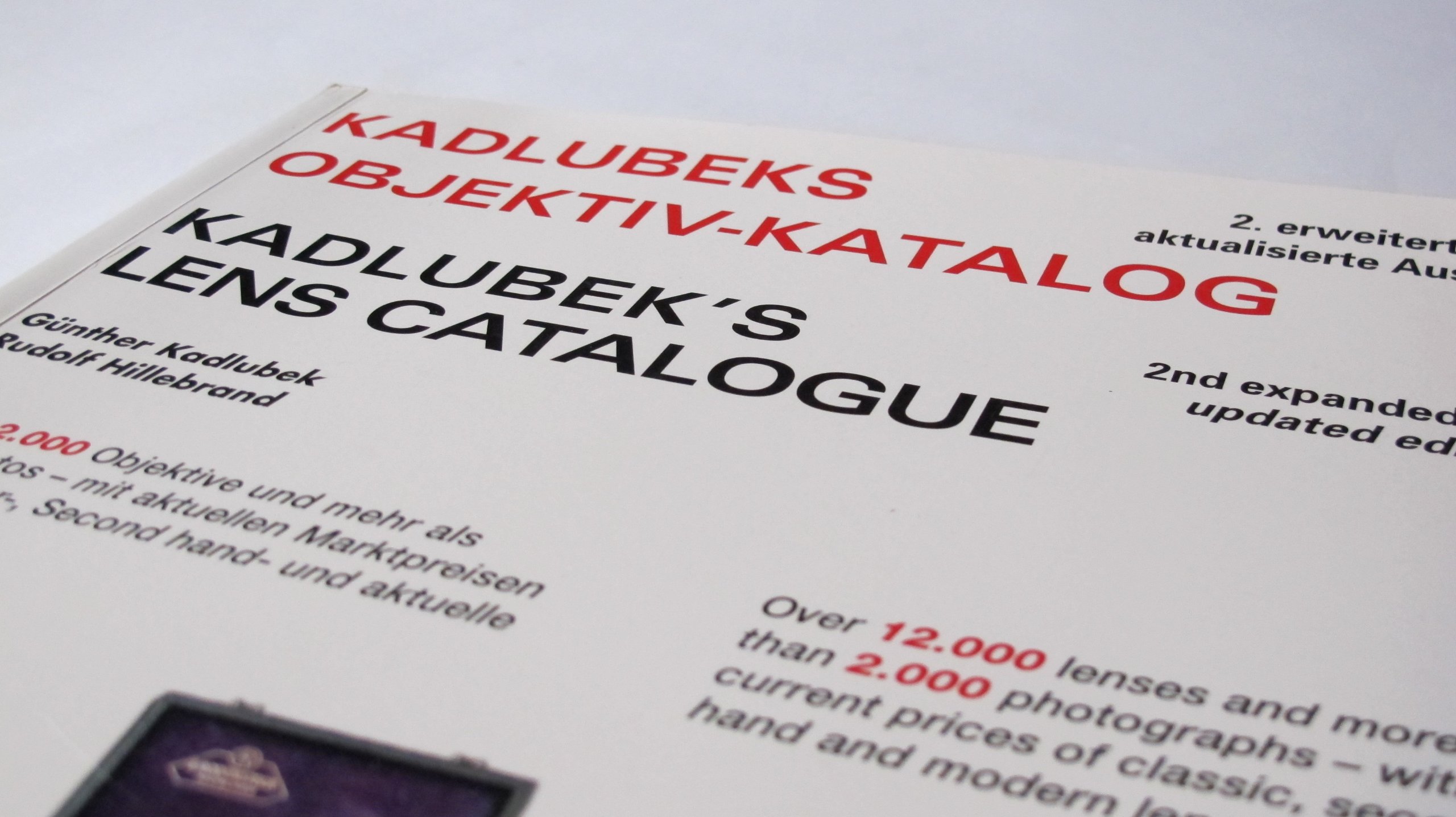 Kadlubeks Objektiv Katalog: Mit Angaben zu 12.000 Objektiven