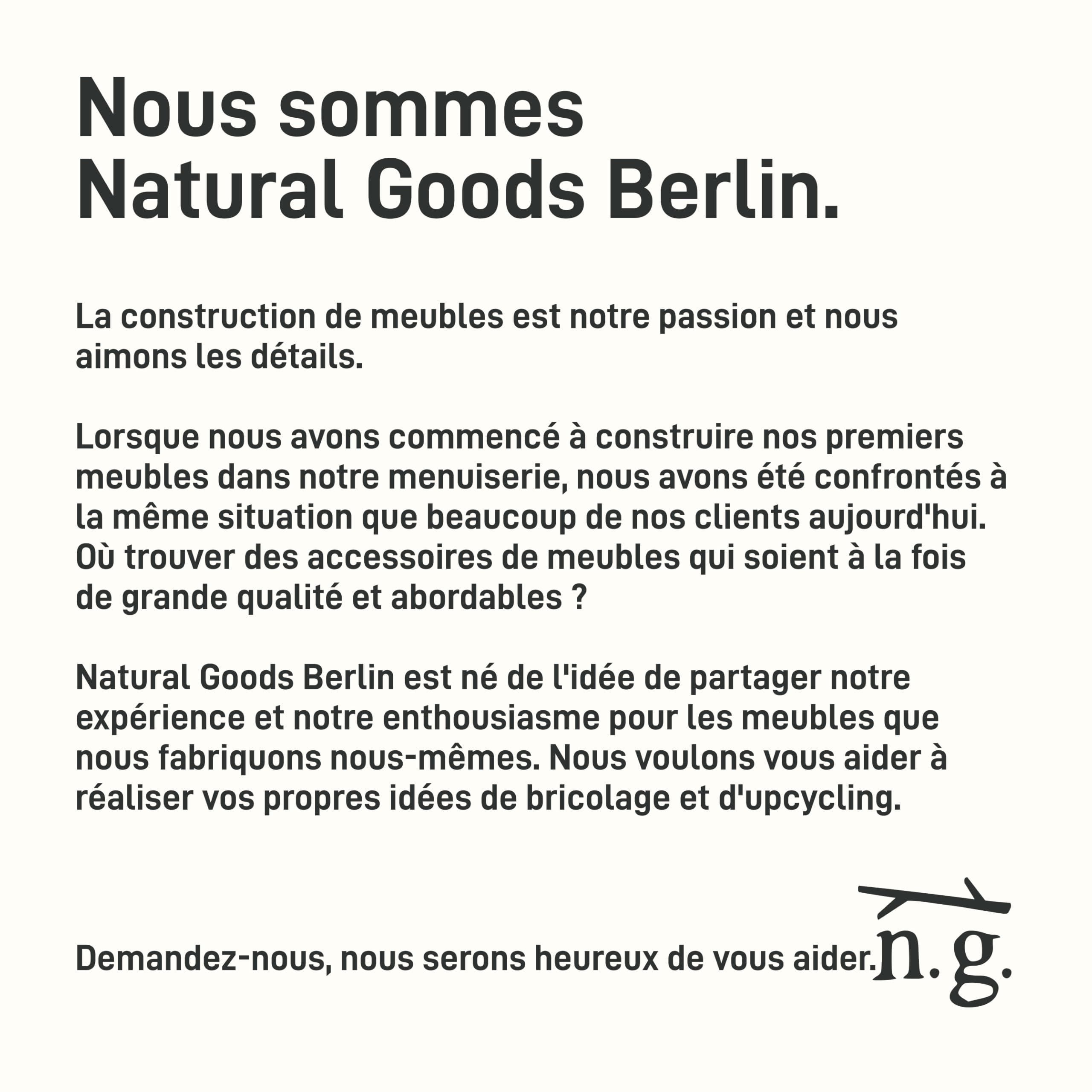 Natural Goods Berlin 1 plaque de recouvrement en chêne Kallax - IKEA Upcycling DIY - Plaque en bois 2 cm d'épaisseur pour Kallax fonction antidérapante