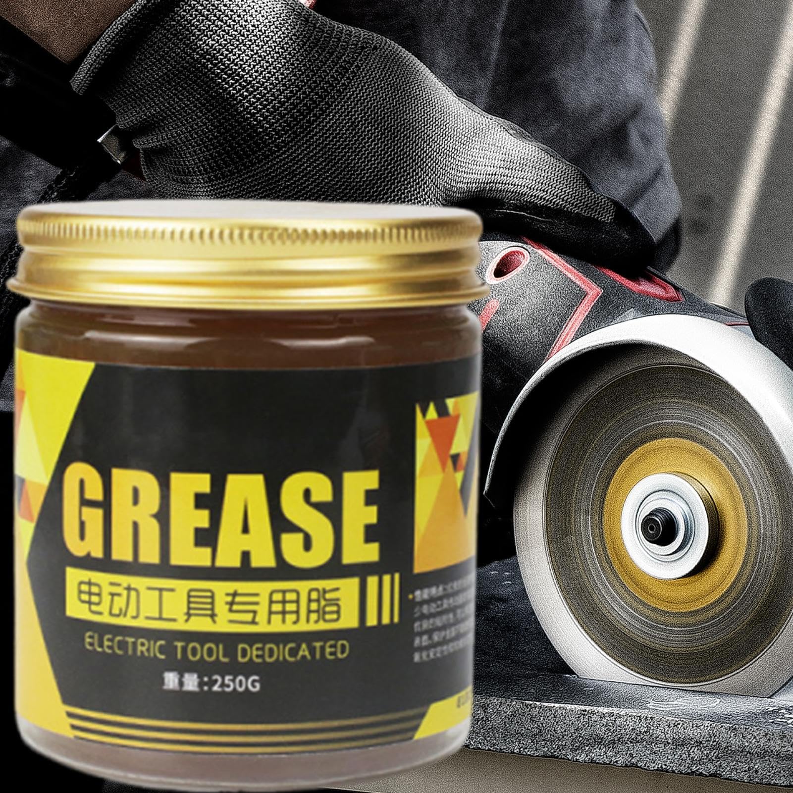 Grasso Per Macchinari | Grasso Per Utensili 250g | Protezione e Lubrificazione Per Componenti Meccanici Industriali Trapani Cuscinetti Auto Ruote Officine Cantieri