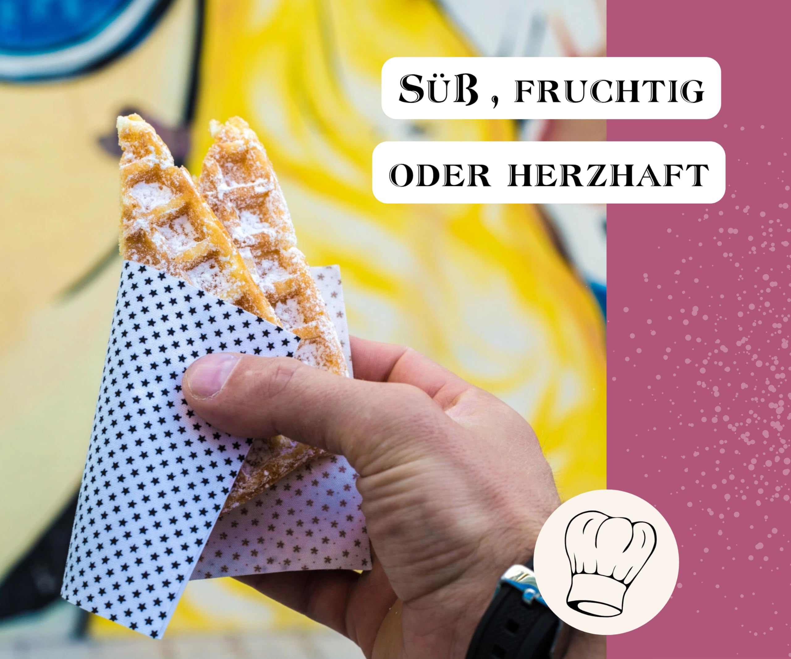 BEST BACK Waffel Backmischung 5 kg, 5er Pack (1kg)