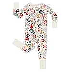 Little Sleepies Christmas Pajamas for Baby Boys & Girls, Viscose from Bamboo Newborn Pajamas, Family Matching Christmas PJs, Modern & Merry, Newborn