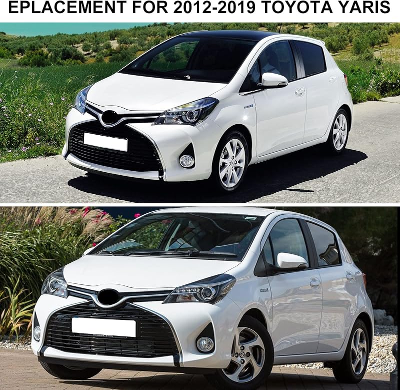 ConBlom Autó Tükör Sapka Toyota Yaris 2012-2019 Fehér Oldaltükör Fedél Pár - Weiß