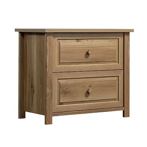 Sauder Hillmont Farm File Cabinet, Timber Oak Finish