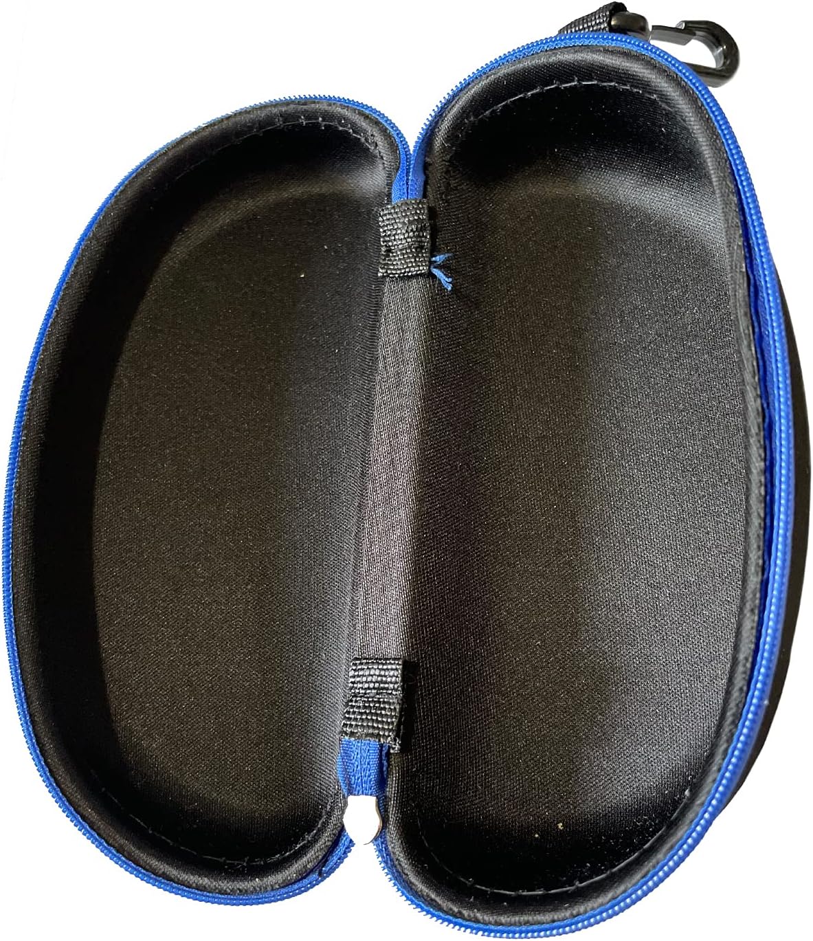 Swimz Swimming Goggle Case Black/Blue Semi Rigid Swimming Goggle