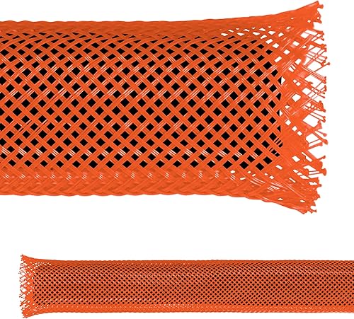 Miniatura 4 de Funda para cables retardante de llama, trenzado, de color, libre de halógenos Verde