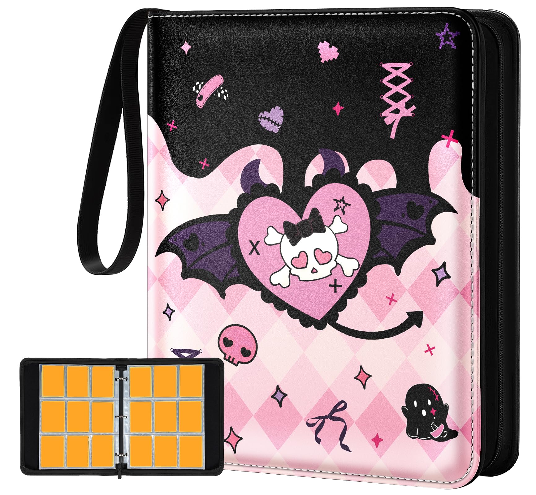 for 9 Pocket Trading Card Binder for 900 Cards - Cute Large Capacity Card Collection Albu…