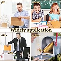 Vista 7 de Ctosree 300 sobres de manilla, sobres de cierre de papel kraft marrón a granel con cierre de cierre y sello engomado, papel pesado de 28 libras