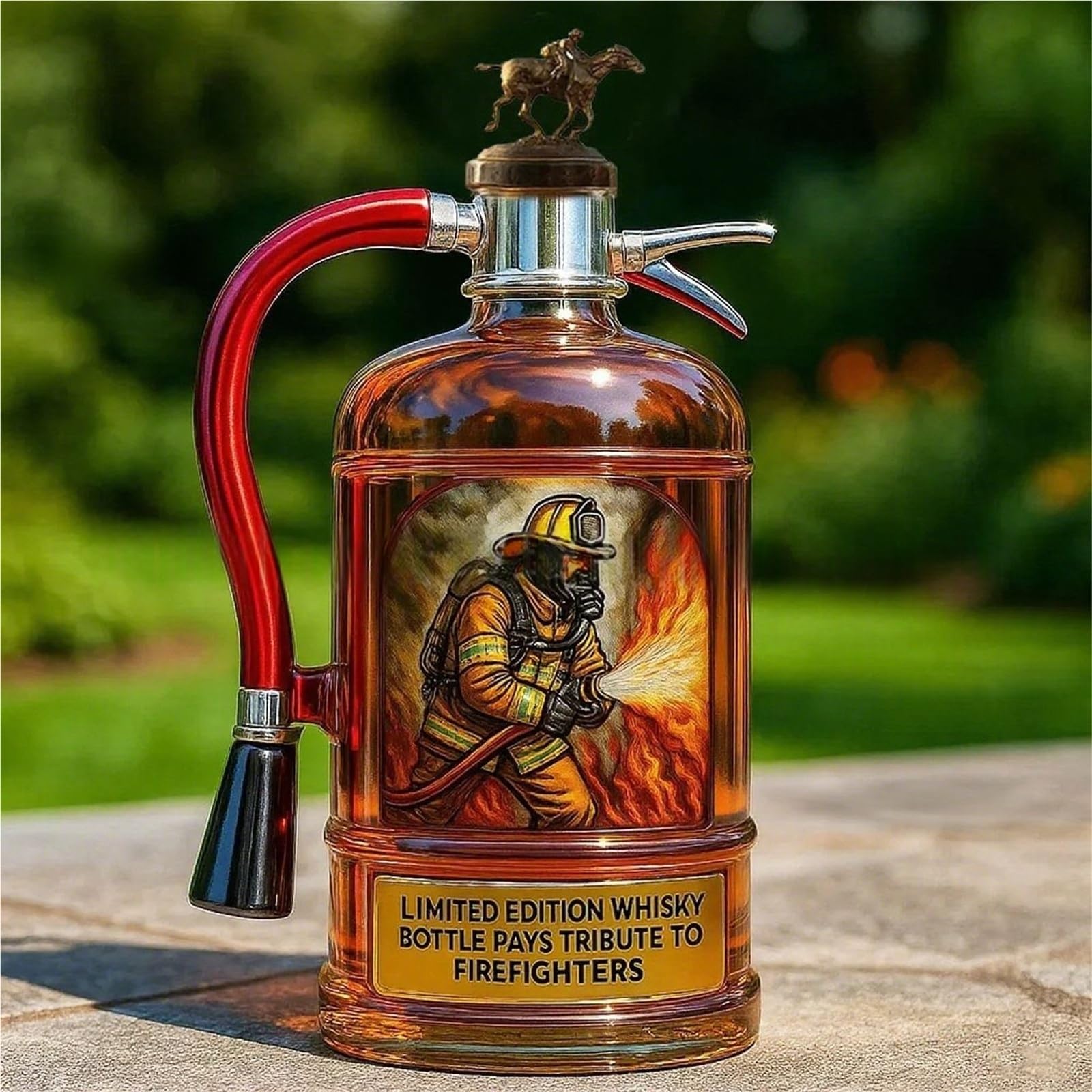 VHcgCGJ Animal-shaped decanter, 300ML Whiskey Decanter Wine Bottles Art Statue Figurine - Interesting Glass Statues(#3)