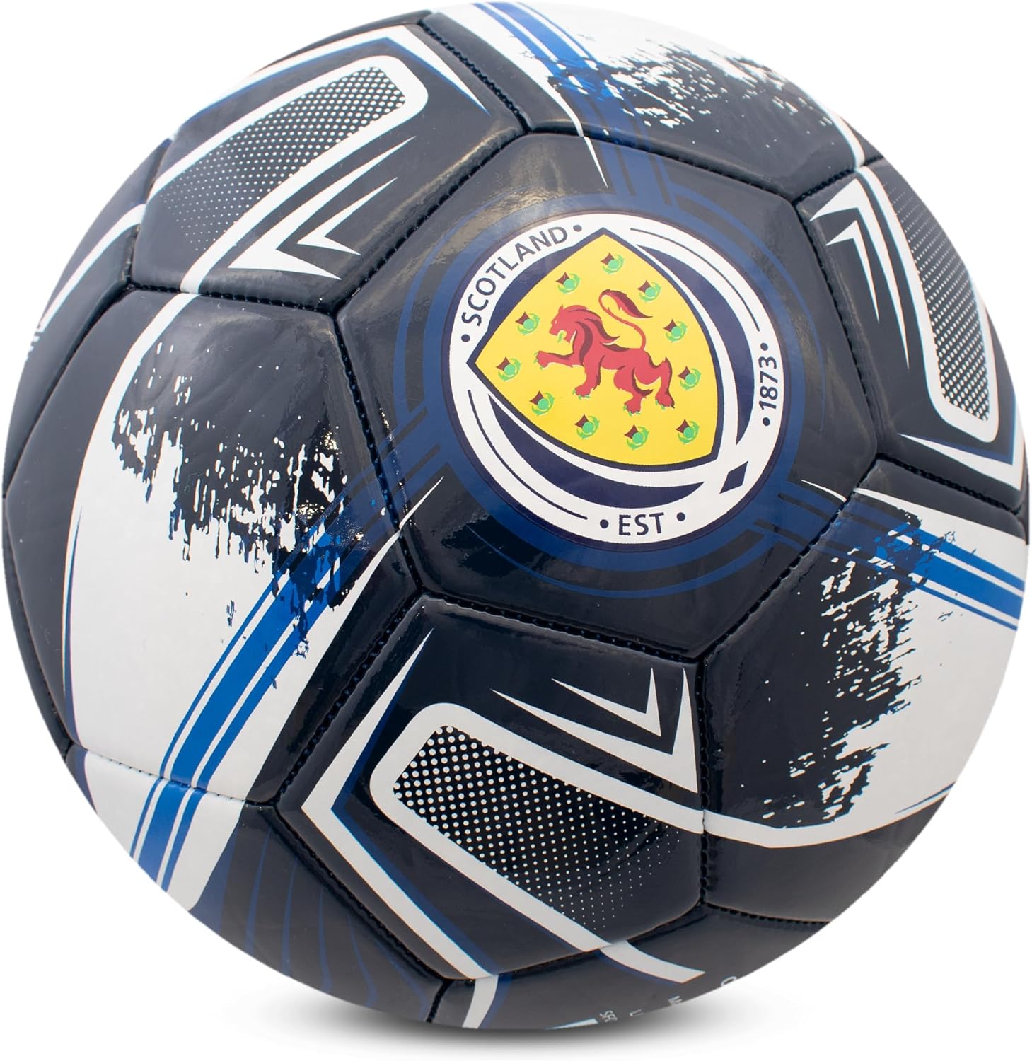 Hy-Pro Officially Licensed Scotland FA Football – Size 5, Turbine Design, Training, Match, Merchandise, Collectible for Kids and Adults