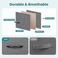 Vista 42 de OLIXIS Cómoda de 5 cajones para dormitorio, torre de almacenamiento de tela para sala de estar, entrada, marco de acero resistente, parte superior