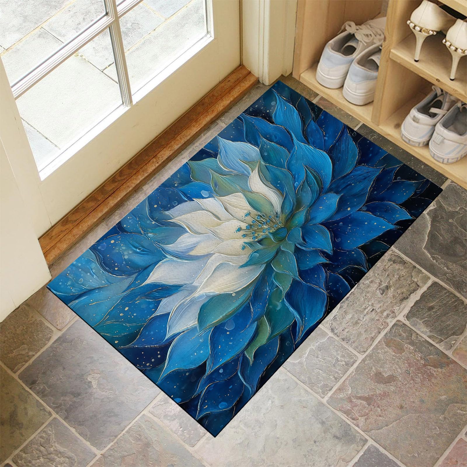 Tapis entrée intérieur lavable pour couloir et portes d'entrée
