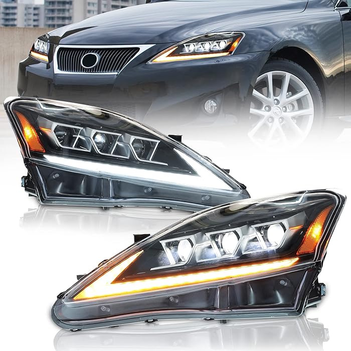 Buy JOLUNG Headlights Assembly For LEXUS IS250/IS250C IS300 IS350 ISF