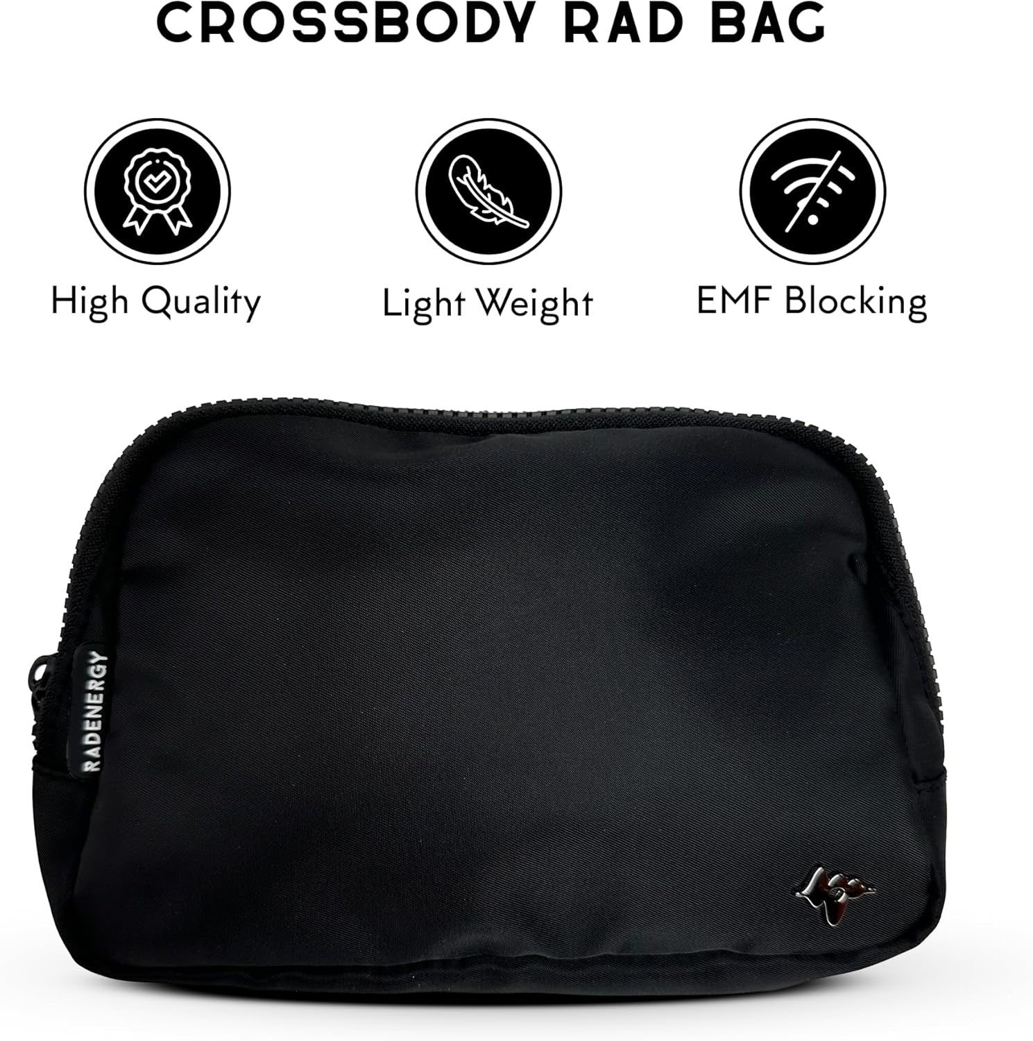 RFID Blocker Bag, Zipper Fanny Pack Nylon, Faraday Bags for Unisex, Disney Traveling Bag with Adjustable Strap - Image 3