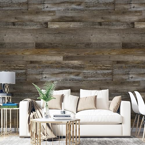 Miniatura 7 de Paneles de pared de decoración urbana, azulejos de vinilo autoadhesivos fáciles de despegar y pegar para cocina, dormitorio, puertas, tablones con