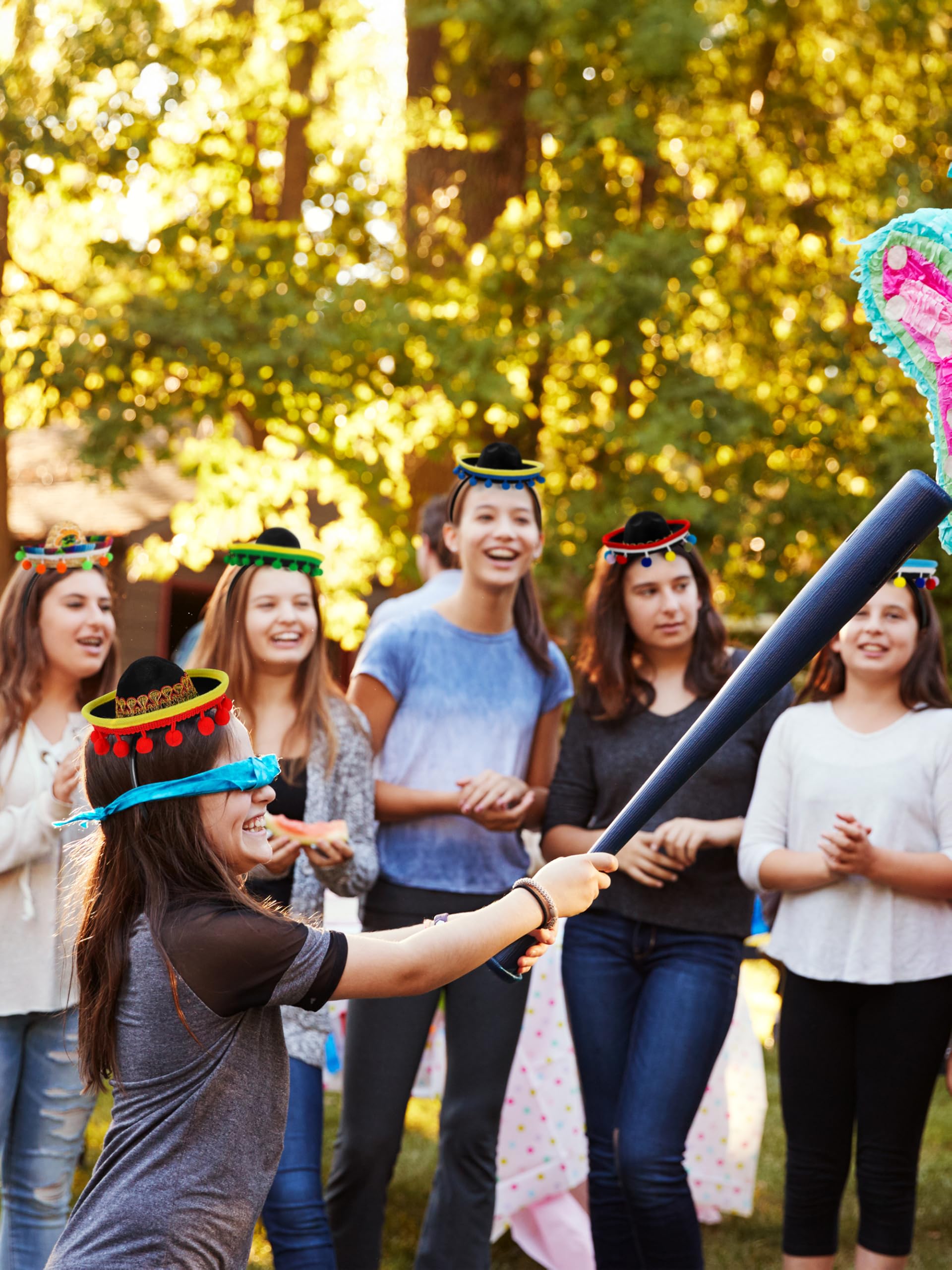 Sombreros de fiesta, diademas clásicas del Cinco de Mayo, sombrero de fiesta mexicana con diadema